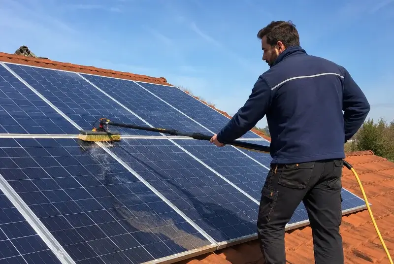 Nettoyage et entretien de panneaux solaires à Saint-Marcel-sur-Aude